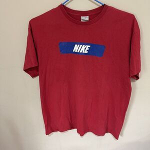 NIKE VTG‎ BLOCK Spell Out Logo T Shirt  2XL READ DESCRIPTION